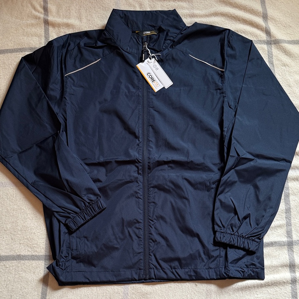 Men's Navy Blue Lightweight Windbreaker Jacket
